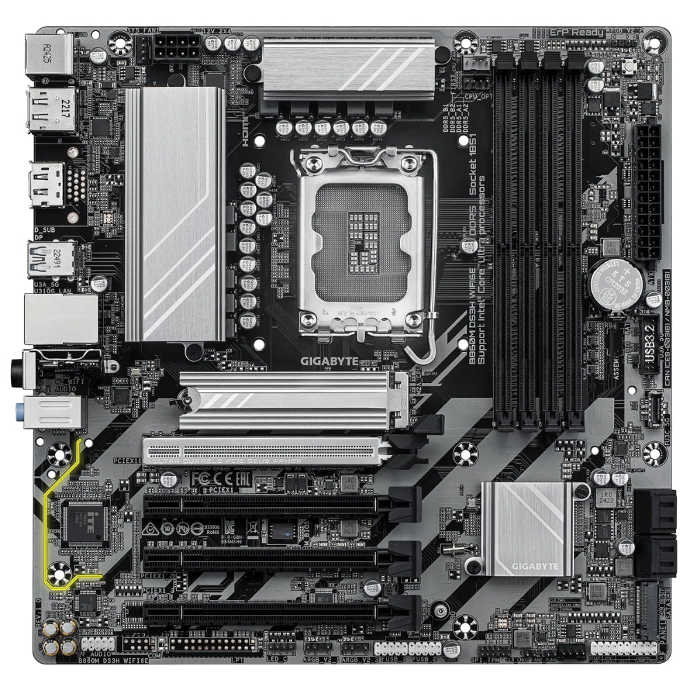 GIGABYTE B860M DS3H WIFI6E SOKET 1851 ANAKART