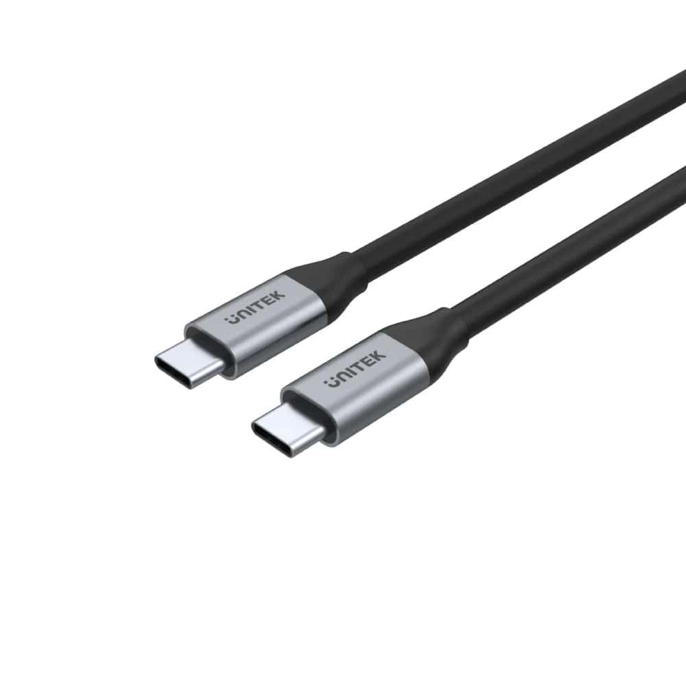 UNITEK USB-C 3.2 KABLO 1MT 10GBPS, 100W PD, 4K&amp;60Hz (C14082ABK)