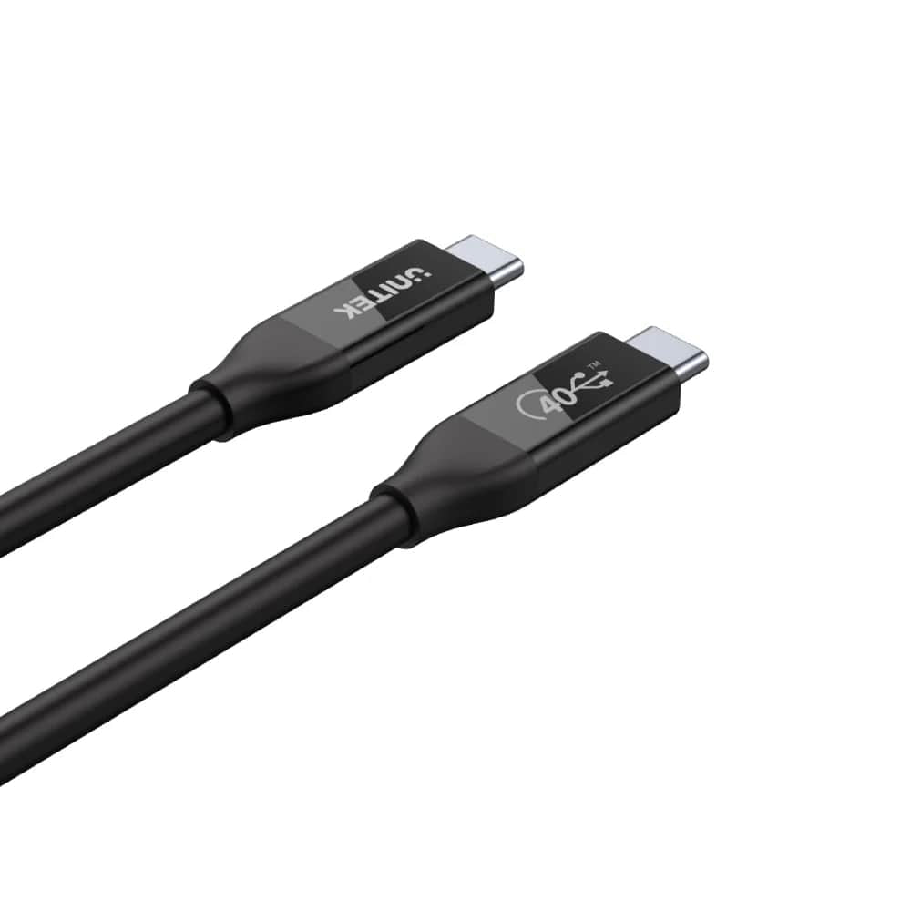 UNITEK USB4 THUNDERBOLT KABLO 0.8MT 40GBPS, 8K&amp;60Hz,100W (C14100BK-0.8M)