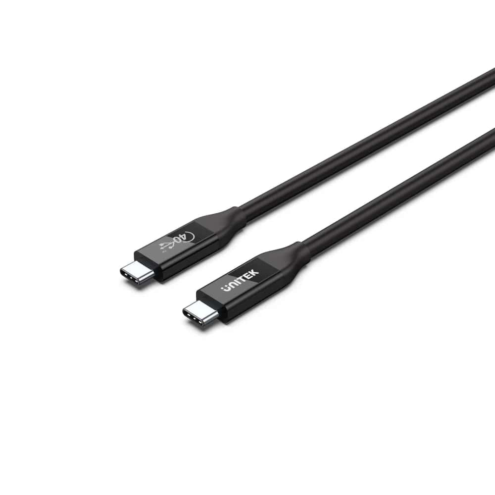 UNITEK USB4 THUNDERBOLT KABLO 0.8MT 40GBPS, 8K&amp;60Hz,100W (C14100BK-0.8M)