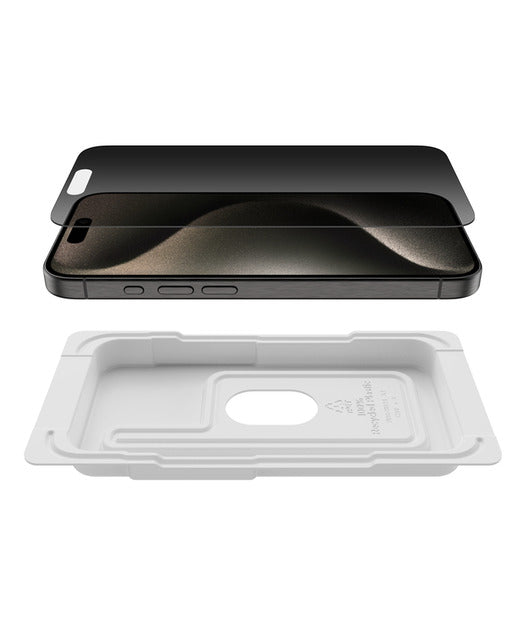 Belkin InvisiGlass Privacy Screen Protector iPhone 16 Pro OVA169HQ 