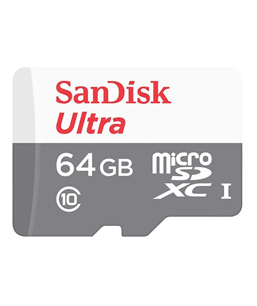 SanDisk Ultra 64 GB 100 MB/s Micro SD Card UHS-I Class 10 SDSQUNR-064G-GN3MN