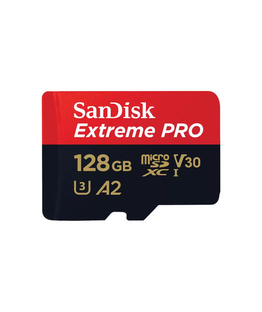 SanDisk Extreme Pro microSD UHS I Card 128GB 200mb/s okuma, 90mb/s yazma SDSQXCD-128G-GN6MA