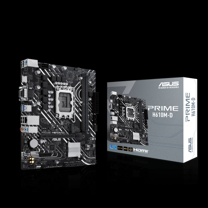 ASUS PRIME H610M-D DDR5 5600MHz M.2 HDMI mATX 1700p