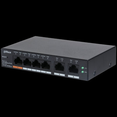 DAHUA CS4006-4ET-60 4 PORT 4XGE-2XGE YÖNETİLEBİLİR 60W POE SWİTCH