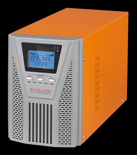 MAKELSAN POWERPACK SE 1 KVA / 900W (1F/1F) 4-8dk (2x 12V/7AH) ONLINE MU01000N11EAV04