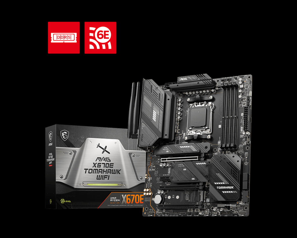 MSI MAG X670E TOMAHAWK WIFI AM5 DDR5 6600MHZ ATX