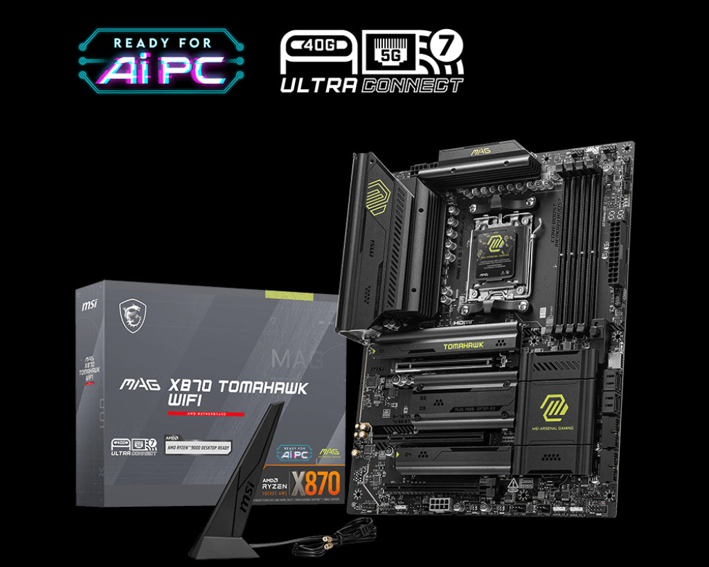 MSI MAG X870 TOMAHAWK WIFI DDR5 AMD X870 SOKET DDR