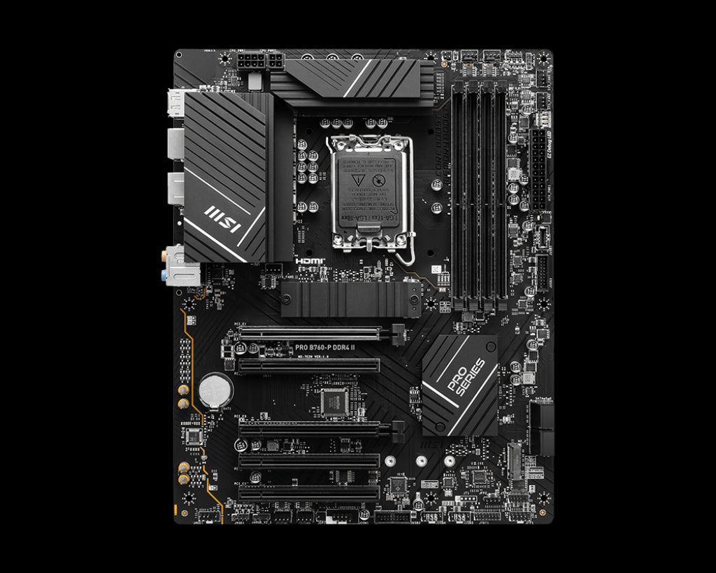 MSI PRO B760-P DDR4 II 5333(OC) PCI-E M.2 HDMI DP ATX 1700P
