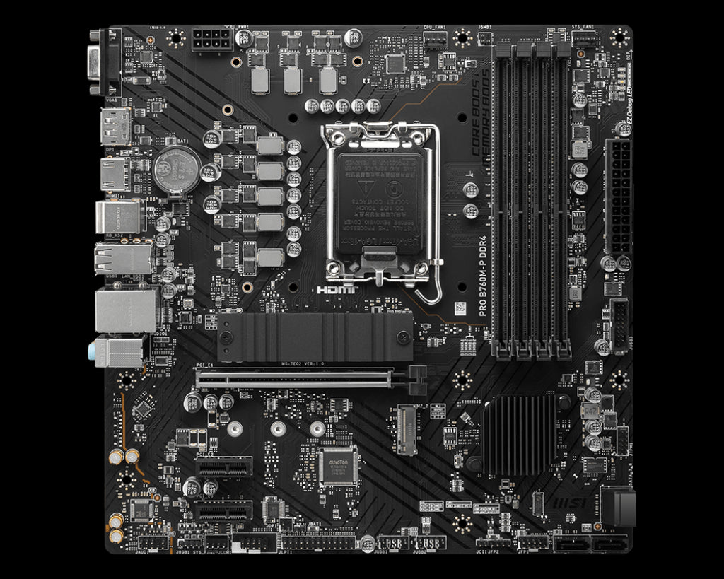 MSI PRO B760M-P DDR4 4800(OC) DDR4 HDMI DP M.2 ATX 1700p